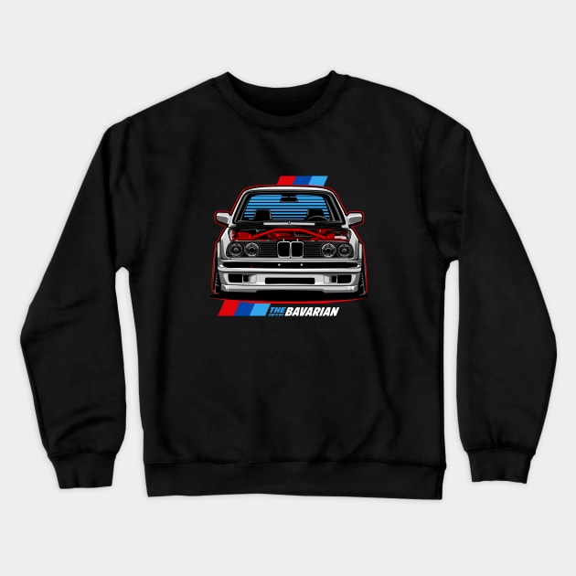 The E30 Bavarian Crewneck Sweatshirt by pujartwork